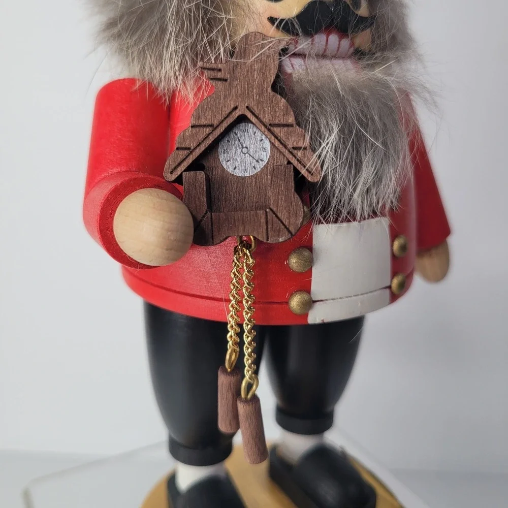 Richard Glasser Erzgebirge Cuckoo Clock Maker Nutcracker Germany 8